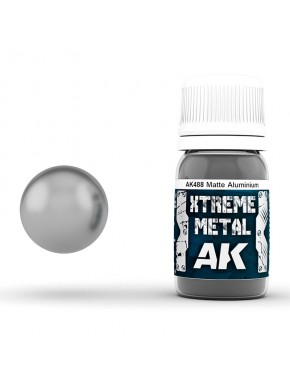 Tinta Xtreme Metal Alumínio Fosco AK-Interactive