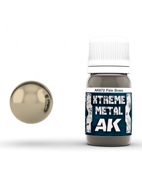 Tinta metálica Latão Claro AK-Interactive 30ml