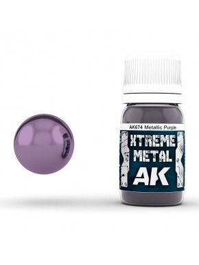 Tinta roxo metálico frasco 30ml AK-Interactive