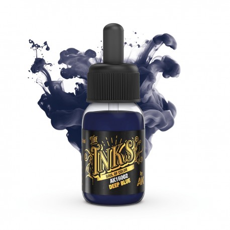 Tinta acrílica azul intenso AK-Interactive 30ml