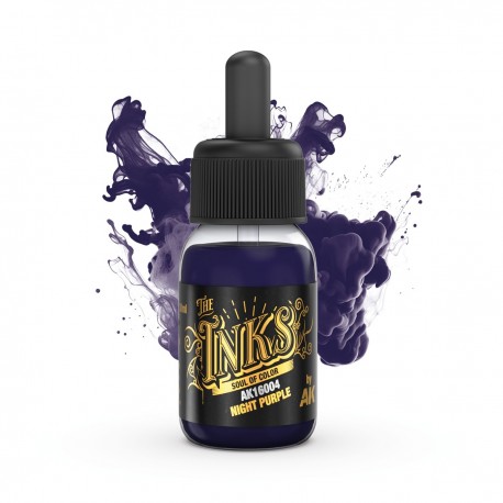 Tinta Púrpura Nocturna AK-Interactive 30ml