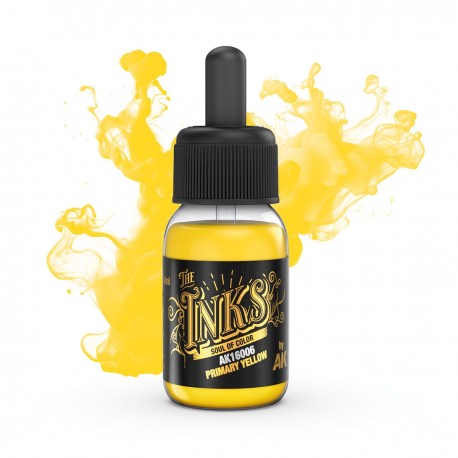 Encre acrylique jaune primaire AK-Interactive