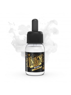 Flacon d'encre acrylique blanc immaculé AK-Interactive 30ml