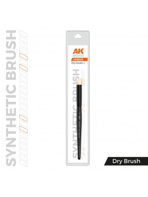 Pincel sintético AK Dry Brush tamanho L