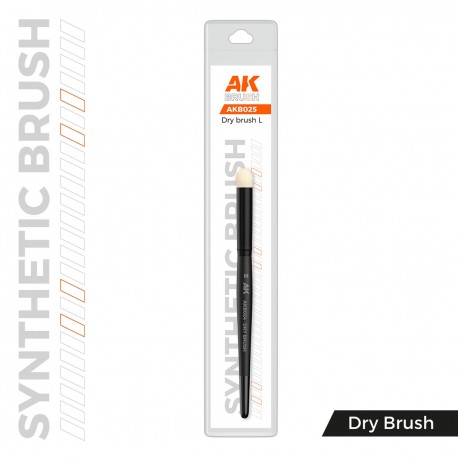 Pincel sintético AK Dry Brush tamanho L