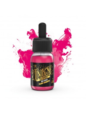 Encre Fluor Magenta d'AK-Interactive en bouteille de 30ml