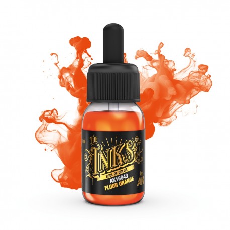 Encre Fluor Orange de AK-Interactive 30ml