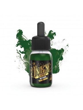 Encre acrylique vert crapaud AK-Interactive 30ml