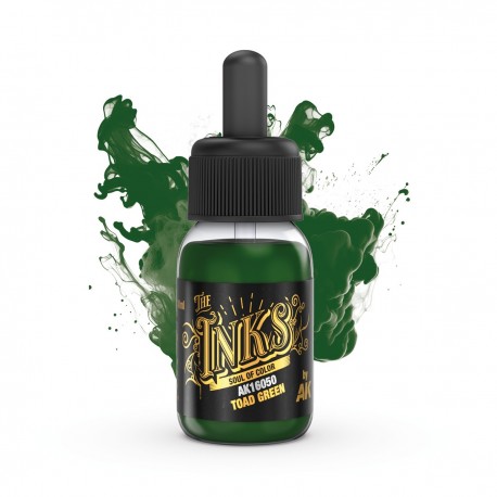 Encre acrylique vert crapaud AK-Interactive 30ml