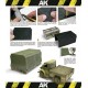 Tôle en aluminium noire par AK-Interactive pour modélisme