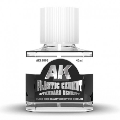 Garrafa de cola AK Plastic Cement de 40 ml