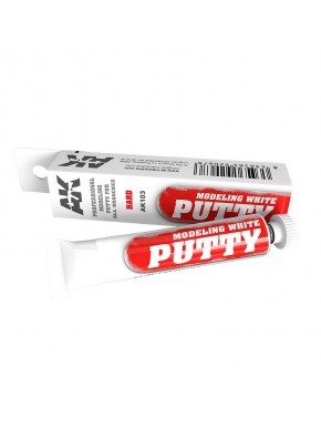 Tube de mastic blanc pour modélisme AK-Interactive