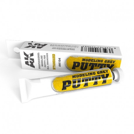 Tubes de mastic gris pour modélisme AK-Interactive