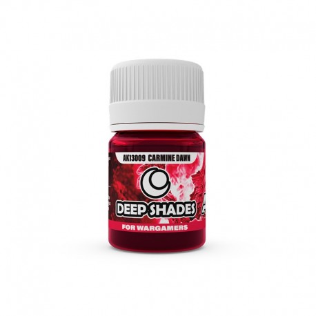 Frasco Carmine Dawn 30ml Deep Shades da AK-Interactive