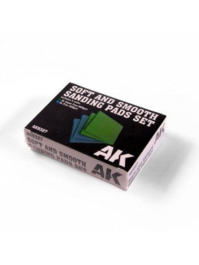 Set de tampons à poncer AK-Interactive en vert et bleu