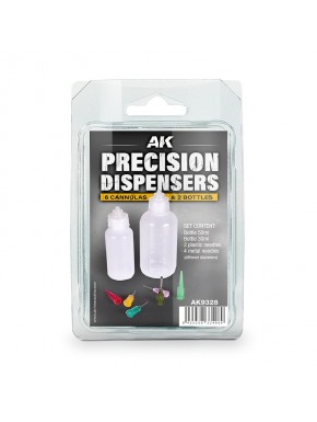 Distributeurs de précision AK-Interactive avec bouteilles et canules