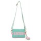 Bandolera Sling verde menta y rosa de Disney con monedero adjunto