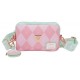 Bandolera Sling verde menta y rosa de Disney con monedero adjunto
