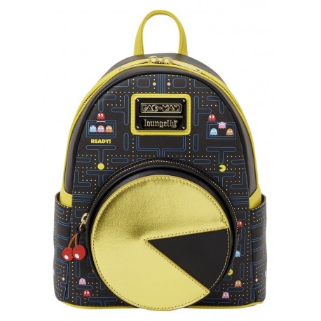 Mochila mini Pac-Man de Loungefly en poliéster y cuero PU