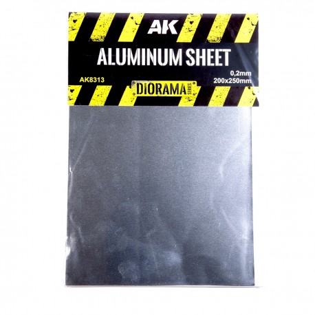 Feuille d'aluminium AK-Interactive pour modélisme