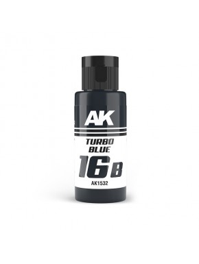Peinture acrylique Dual Exo Turbo Blue AK-Interactive 60ml