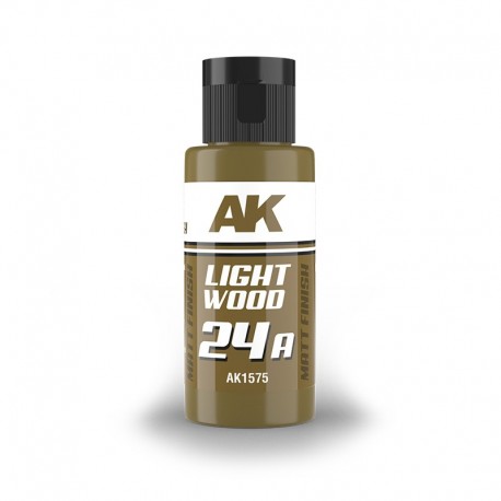 Peinture DUAL EXO Light Wood 24A par AK-Interactive, finition mate