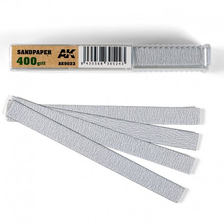 Tiras de lixa grão 400 AK-Interactive