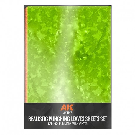 Set de hojas para troquelar AK-Interactive en cuatro colores