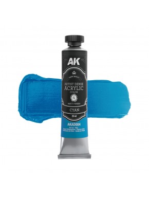 Tube acrylique dense cyan AK-Interactive