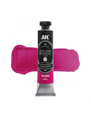 Tubo de color acrílico magenta AK-Interactive