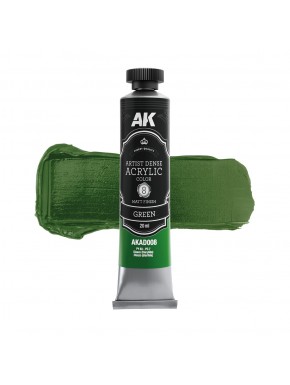 Tube d'acrylique dense vert AK-Interactive