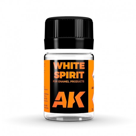 Frasco de White Spirit AK-Interactive 35 ml