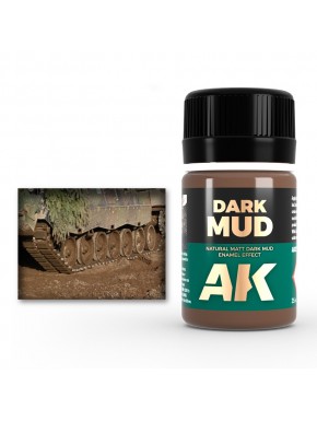 Emaillé effet boue foncée de AK-Interactive