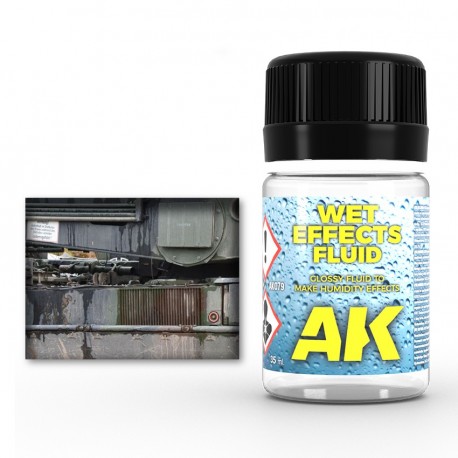 Fluide AK-Interactive pour effets d'humidité en modélisme