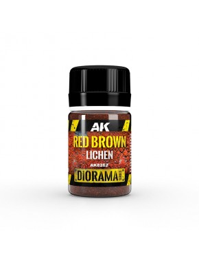 Lichen brun rouge pour scène AK-Interactive