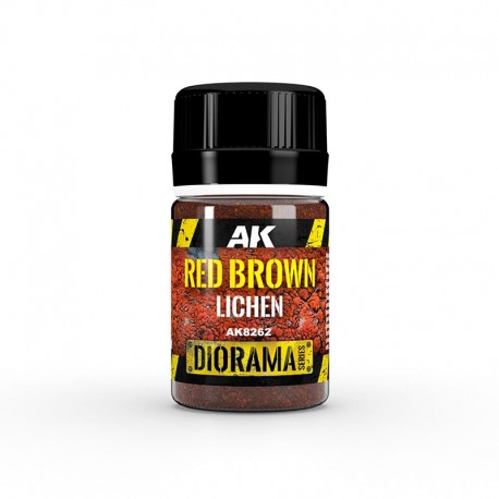 Lichen brun rouge pour scène AK-Interactive