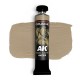 Tube de peinture gouache AK Dark Earth