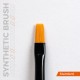 Pincel sintético plano AK Flat 2 de AK-Interactive
