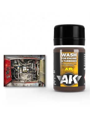 Bouteille de lavage de moteur d'avion AK-Interactive