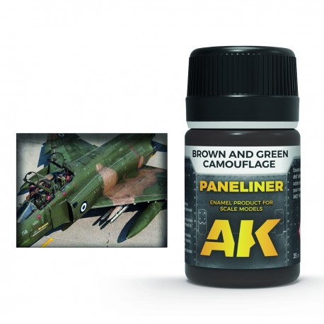 Panelador esmalte marrón y verde para maquetas