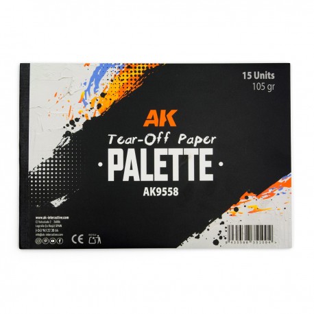 Bloco de papel paleta descartável AK-Interactive