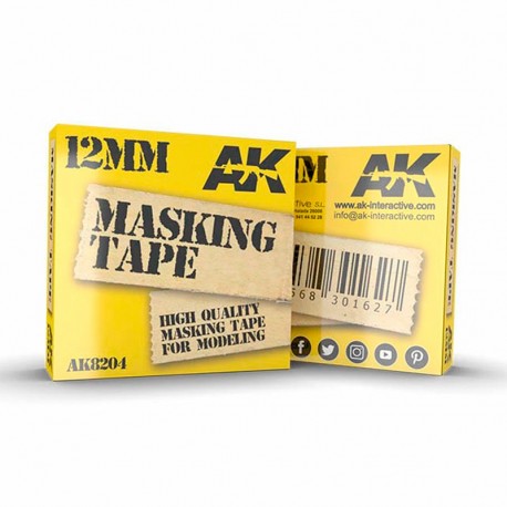 Cinta de enmascarar AK-Interactive 12mm