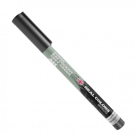 Marqueur acrylique RAF Cockpit Grey-green AK-Interactive