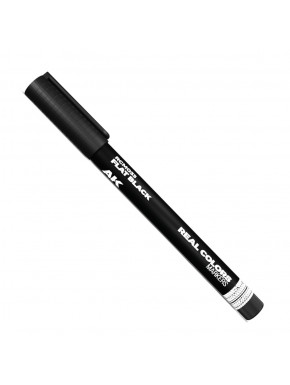 Marqueur acrylique noir mat pour modélisme