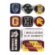 Ensemble d'Aimants Harry Potter Maisons de Poudlard