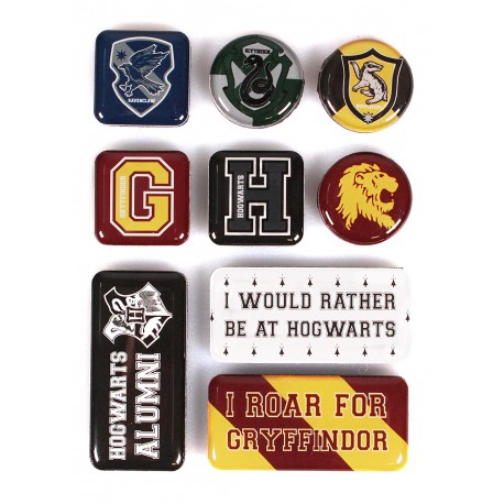 Set of Magnets Harry Potter Houses of Hogwarts