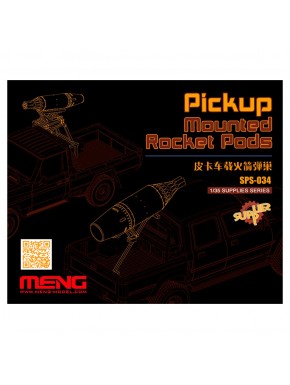 Kit de pods de foguetes montados em pickup Meng 1/35