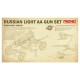 Caixa do Conjunto de Canhão AA Leve Russo 1/35 Meng