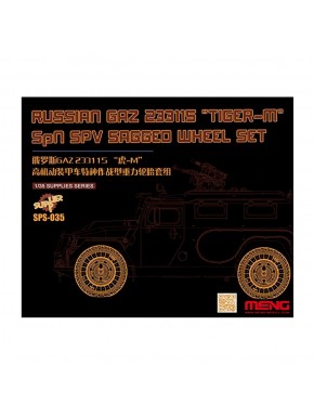 Conjunto de rodas desgastadas para GAZ 233115 Tiger-M 1/35