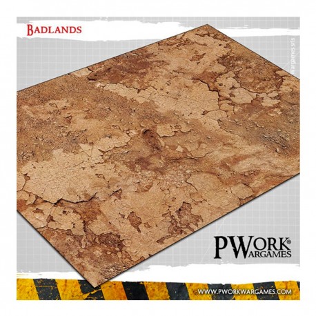 Tapis néoprène Badlands pour wargames